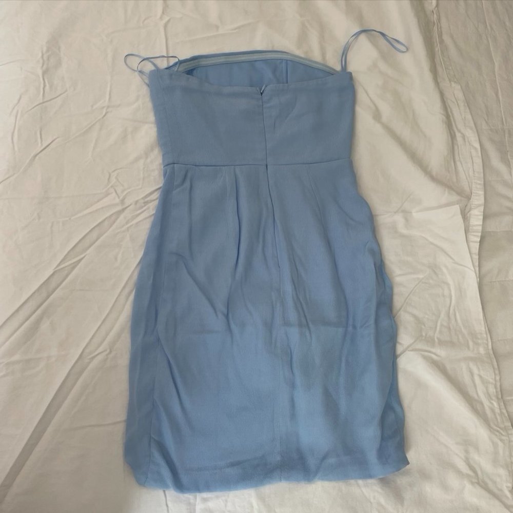 Superdown Strapless Cross Mini Dress - image 2